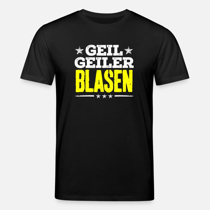 blasen - geil - Stanley/Stella Unisex Bio-T-Shirt CREATOR  - Schwarz