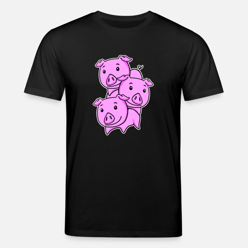 Cochons Cochon Cochon - T-shirt bio CREATOR Stanley/Stella Unisexe - noir