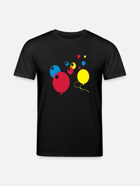 Lüftballons - Stanley/Stella Unisex Bio-T-Shirt CREATOR  - Schwarz