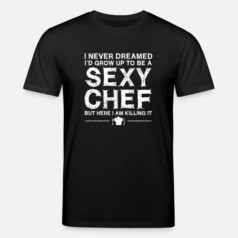 Chef Sexy Cooking - Stanley/Stella Unisex Bio-T-Shirt CREATOR - Schwarz