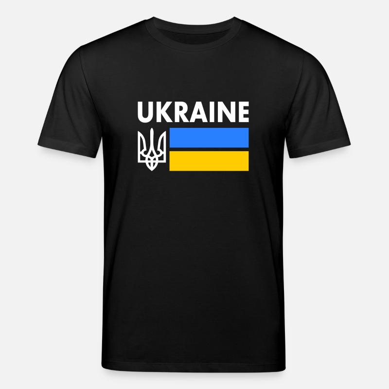 Ukraine - Stanley/Stella Unisex Bio-T-Shirt CREATOR  - Schwarz