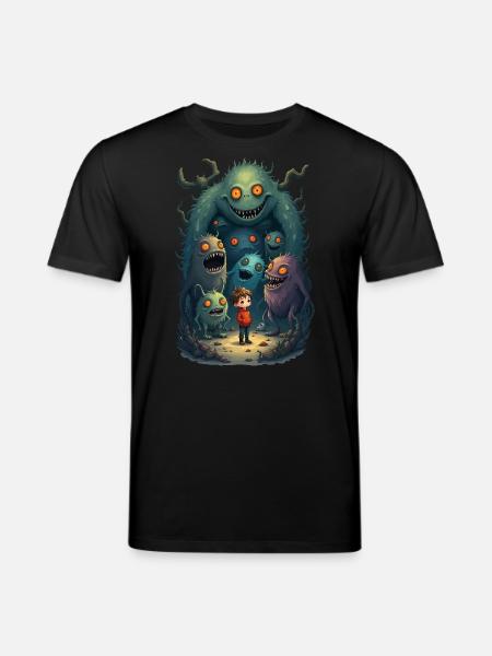 My Monster Friends - Stanley/Stella CREATOR Unisex Organic T-Shirt - black