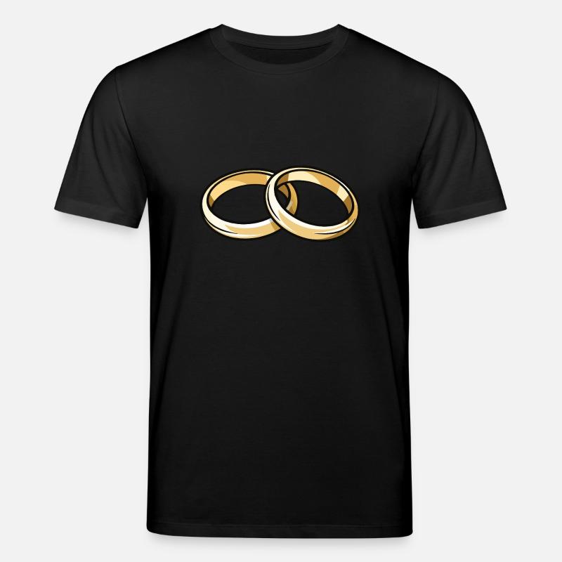 Eheringe Hochzeit - Stanley/Stella Unisex Bio-T-Shirt CREATOR  - Schwarz