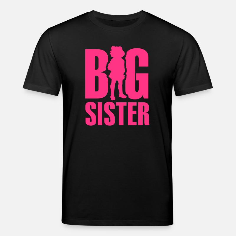 Große Schwester - Stanley/Stella Unisex Bio-T-Shirt CREATOR  - Schwarz