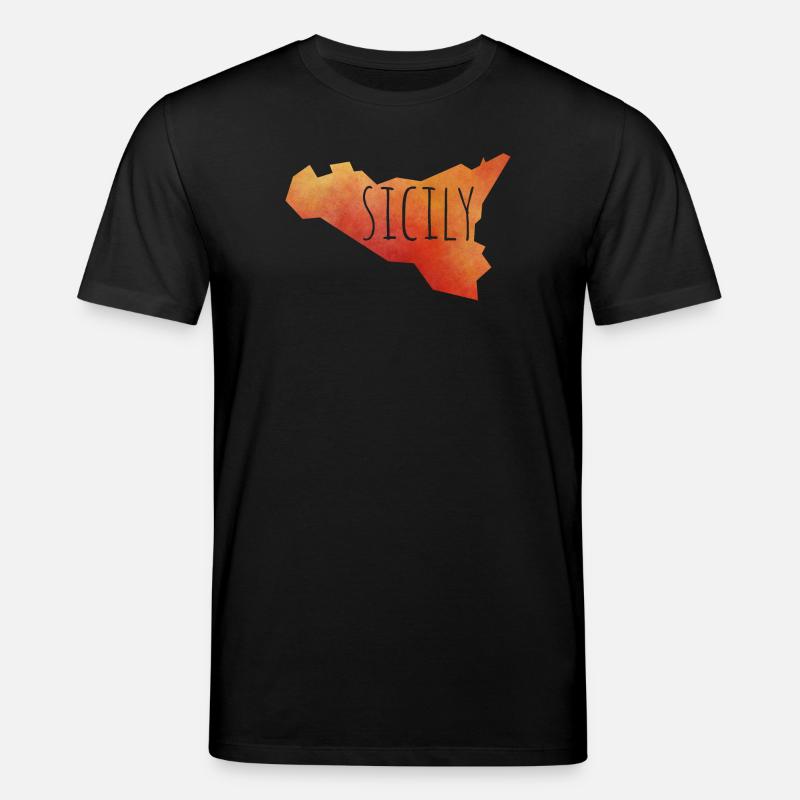 sicily - T-shirt bio CREATOR Stanley/Stella Unisexe - noir