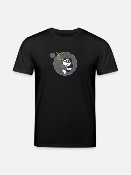 Panda Garnele - Stanley/Stella Unisex Bio-T-Shirt CREATOR - Schwarz
