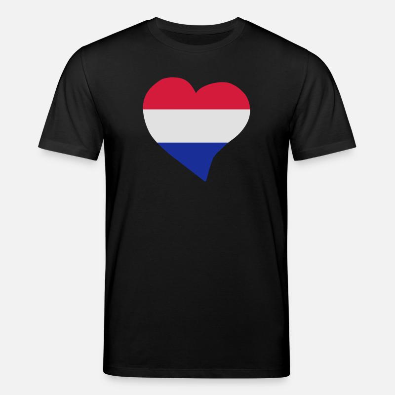 Dutch Herz - Stanley/Stella Unisex Bio-T-Shirt CREATOR  - Schwarz