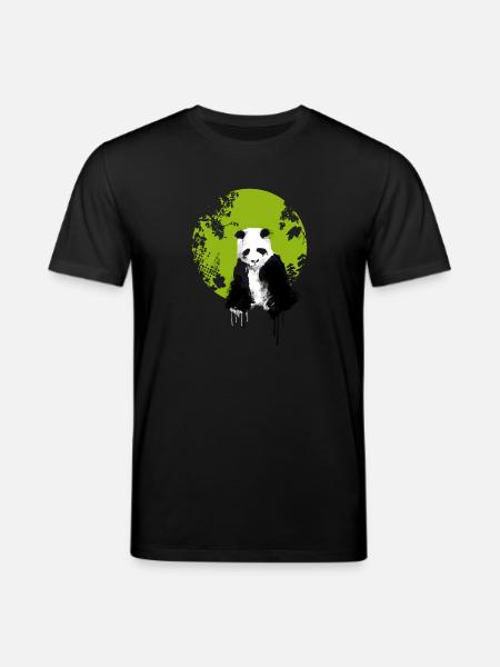 panda verden jorden miljø trist gemme klima demo LOL - Stanley/Stella CREATOR økologisk unisex-T-shirt - sort