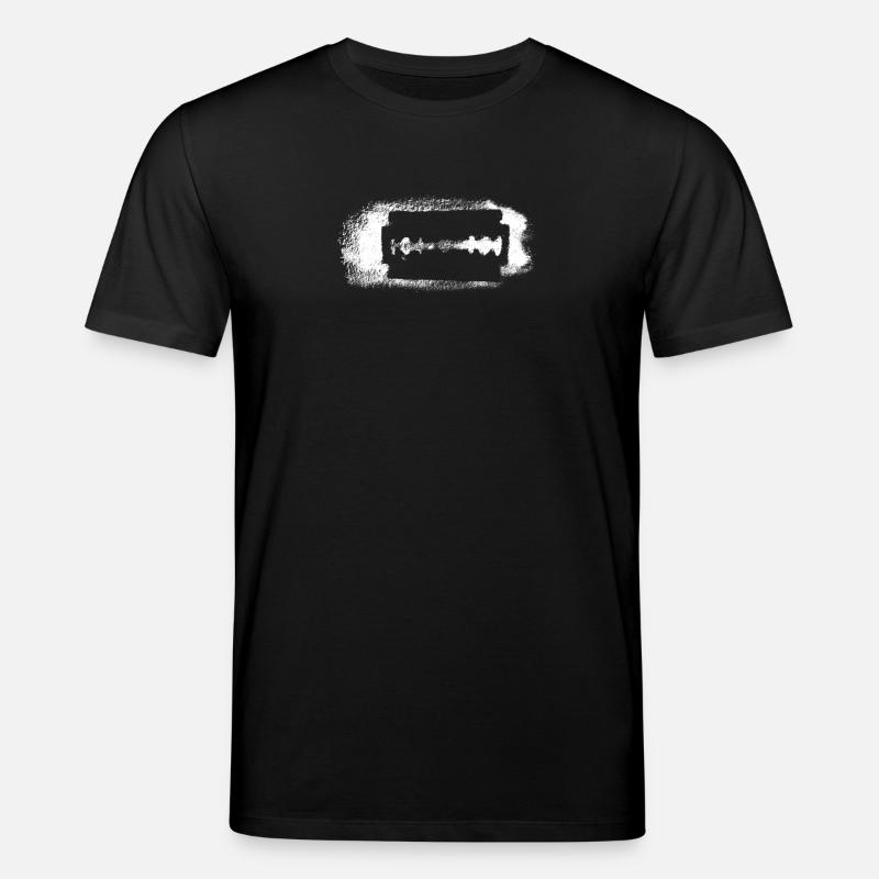 Rasierklinge weiß - Stanley/Stella Unisex Bio-T-Shirt CREATOR  - Schwarz