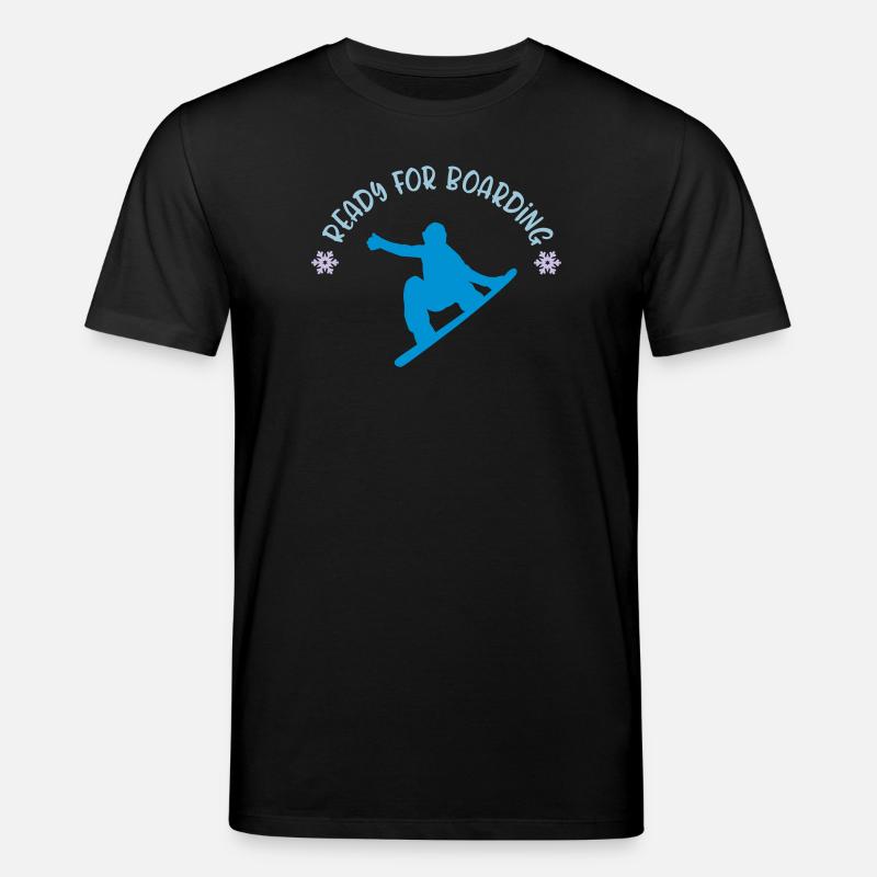 Snowboard - Stanley/Stella Unisex Bio-T-Shirt CREATOR  - Schwarz