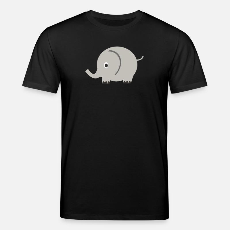 éléphant - T-shirt bio CREATOR Stanley/Stella Unisexe - noir