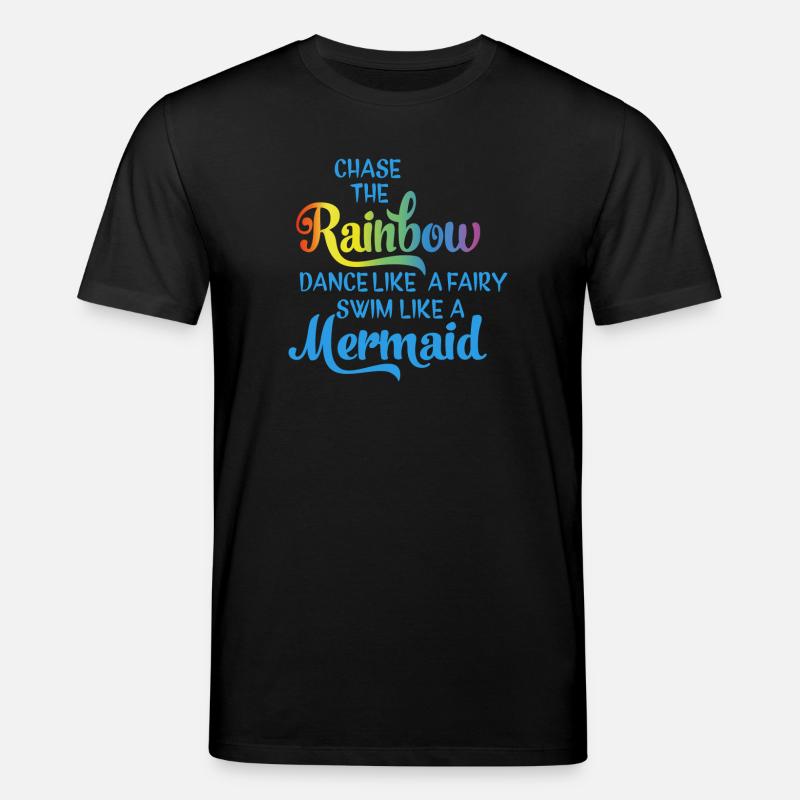 Folge dem Regenbogen - Stanley/Stella Unisex Bio-T-Shirt CREATOR  - Schwarz