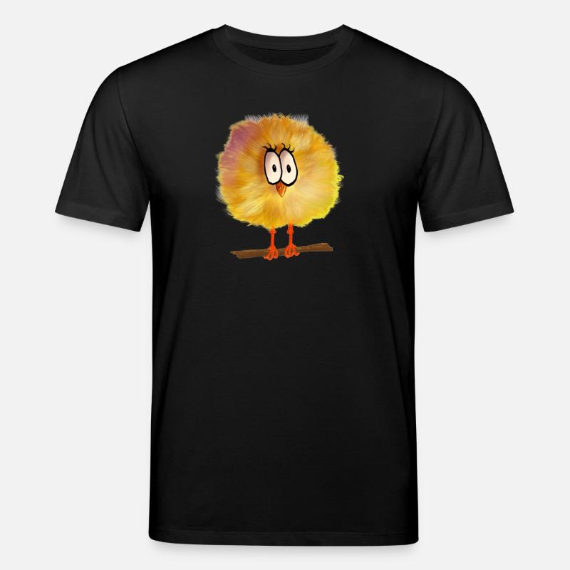 komischer Vogel - Stanley/Stella Unisex Bio-T-Shirt CREATOR  - Schwarz