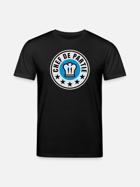Chef de Partie - Stanley/Stella Unisex Bio-T-Shirt CREATOR  - Schwarz