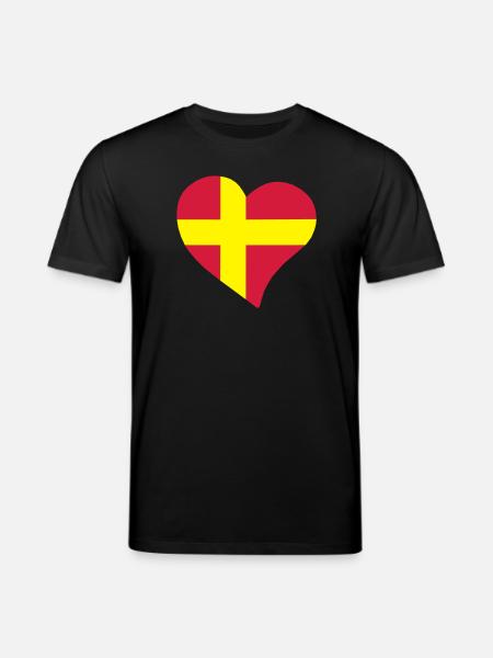 heart - Stanley/Stella CREATOR Unisex Organic T-Shirt - black