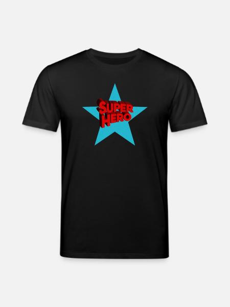 Superhero superheroes - Stanley/Stella CREATOR Unisex Organic T-Shirt - black