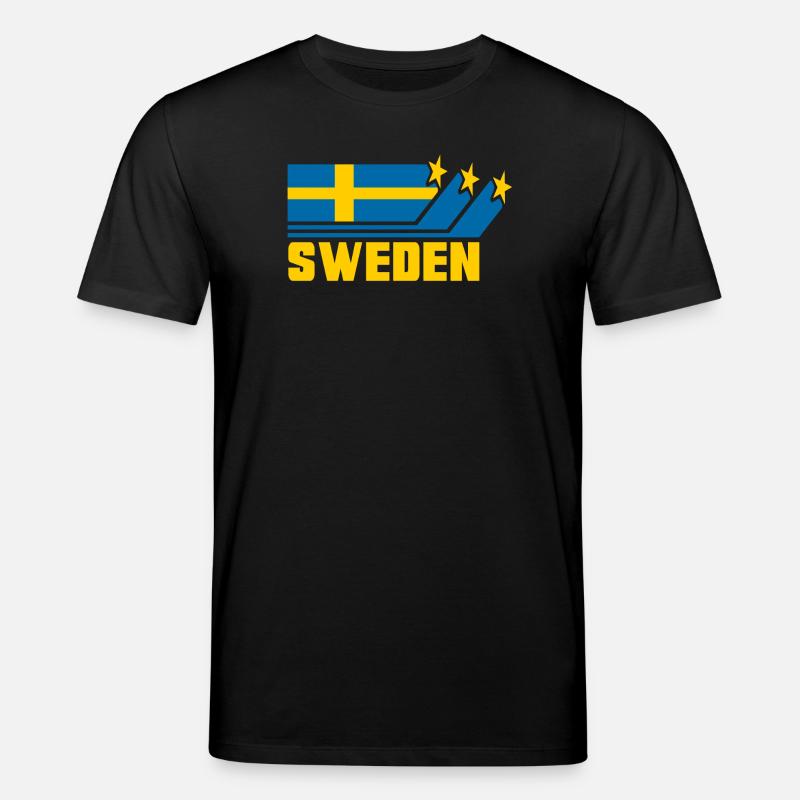 Suède / Suède - Drapeau / Cadeau - T-shirt bio CREATOR Stanley/Stella Unisexe - noir