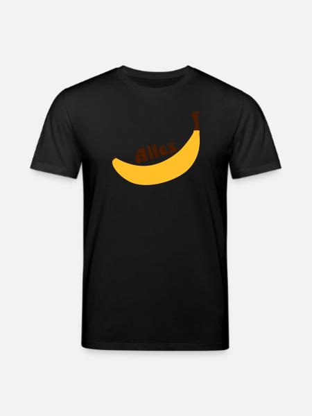 all banana - Stanley/Stella CREATOR Unisex Organic T-Shirt - black