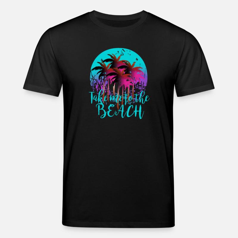 L’été, Emmène-moi à la plage - T-shirt bio CREATOR Stanley/Stella Unisexe - noir