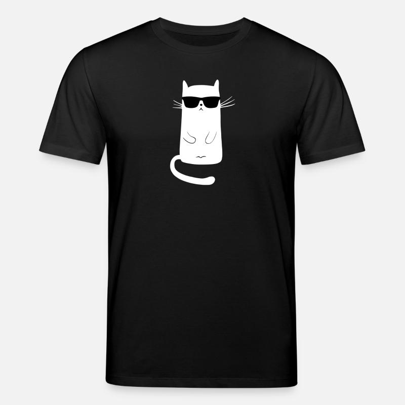 katze cool | keep calm - Stanley/Stella Unisex Bio-T-Shirt CREATOR - Schwarz