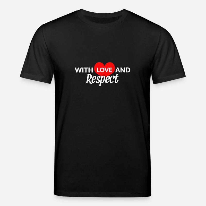 Respect Acceptation tolérance Reconnaissance - T-shirt bio CREATOR Stanley/Stella Unisexe - noir