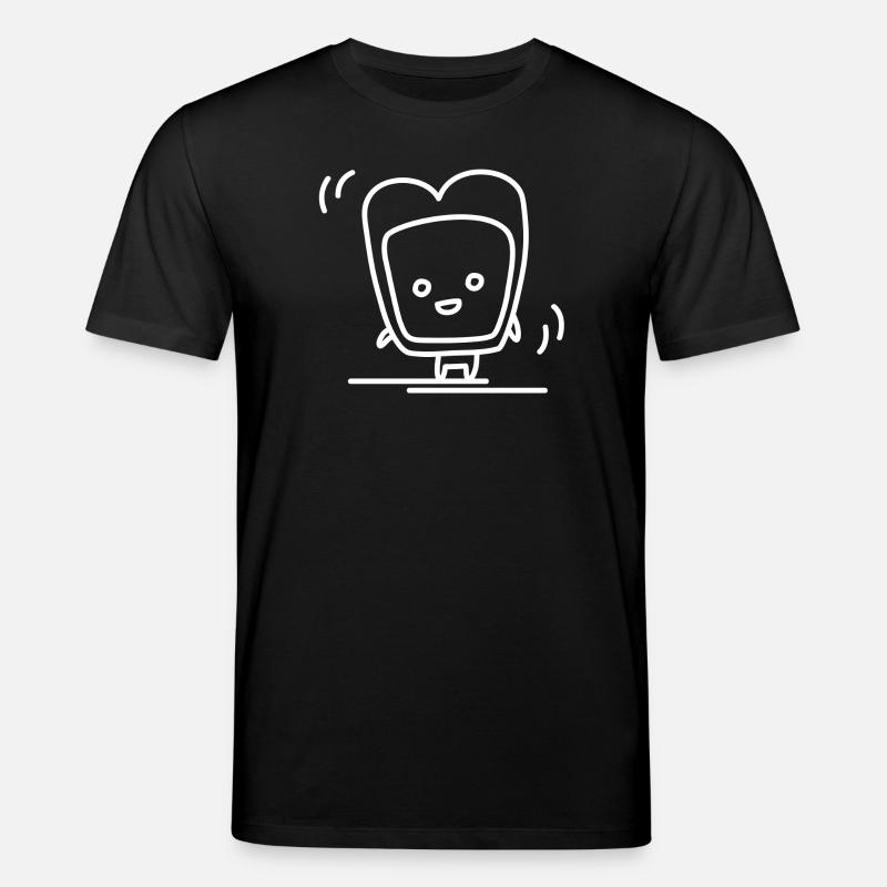 Dancing Toast - Stanley/Stella Unisex Bio-T-Shirt CREATOR  - Schwarz