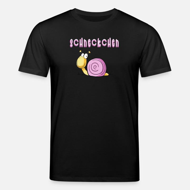 Lustige Scheckchen Schnecke I Comic - Stanley/Stella Unisex Bio-T-Shirt CREATOR  - Schwarz