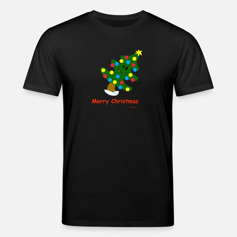Weihnachtsbaum / Christmas Tree - Stanley/Stella Unisex Bio-T-Shirt CREATOR  - Schwarz