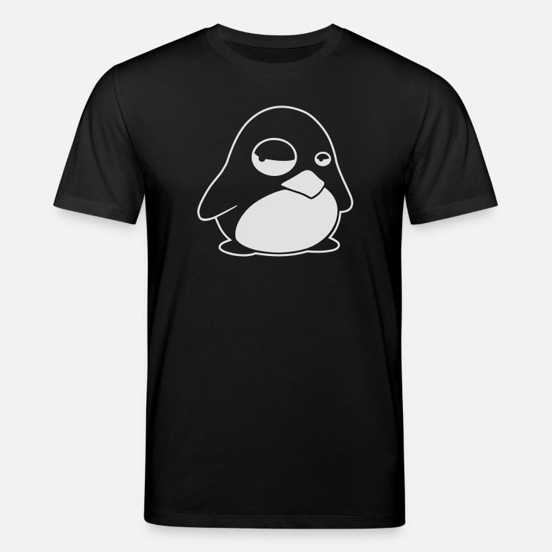 TUX Pinguin, LINUX - T-shirt bio CREATOR Stanley/Stella Unisexe - noir
