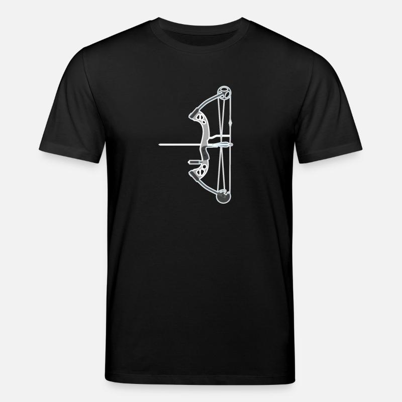 Bogenschießen Compoundbogen - Stanley/Stella Unisex Bio-T-Shirt CREATOR  - Schwarz