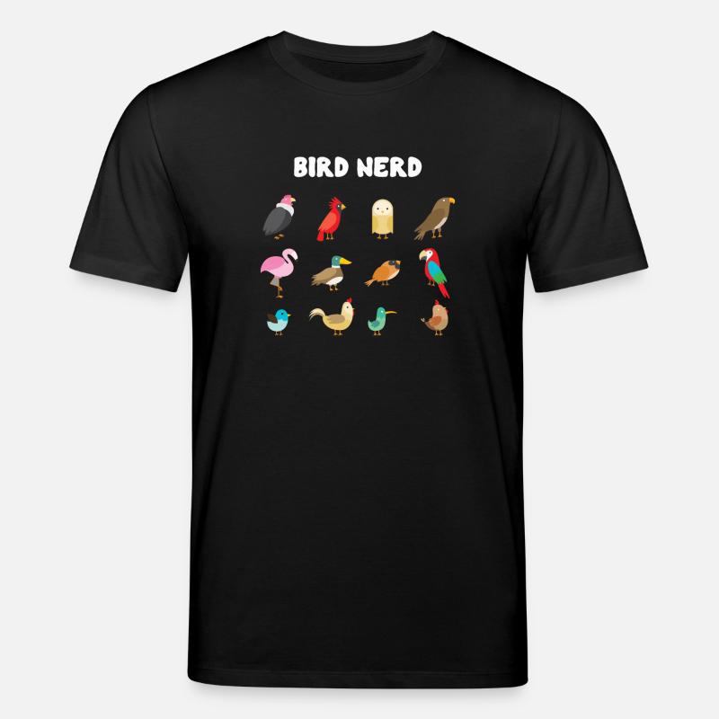 Vogel-Nerd - Stanley/Stella Unisex Bio-T-Shirt CREATOR  - Schwarz