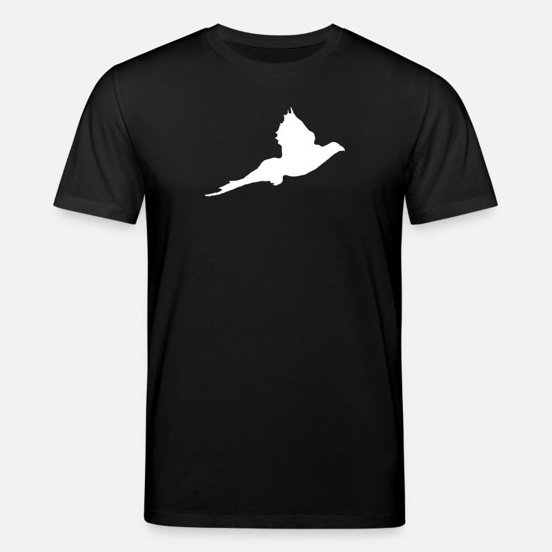 "Fasan" T-Shirt anpassbar mit Ihrem Text - Stanley/Stella Unisex Bio-T-Shirt CREATOR  - Schwarz