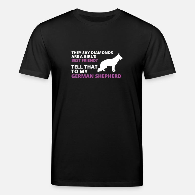 Schäferhund - Stanley/Stella Unisex Bio-T-Shirt CREATOR  - Schwarz