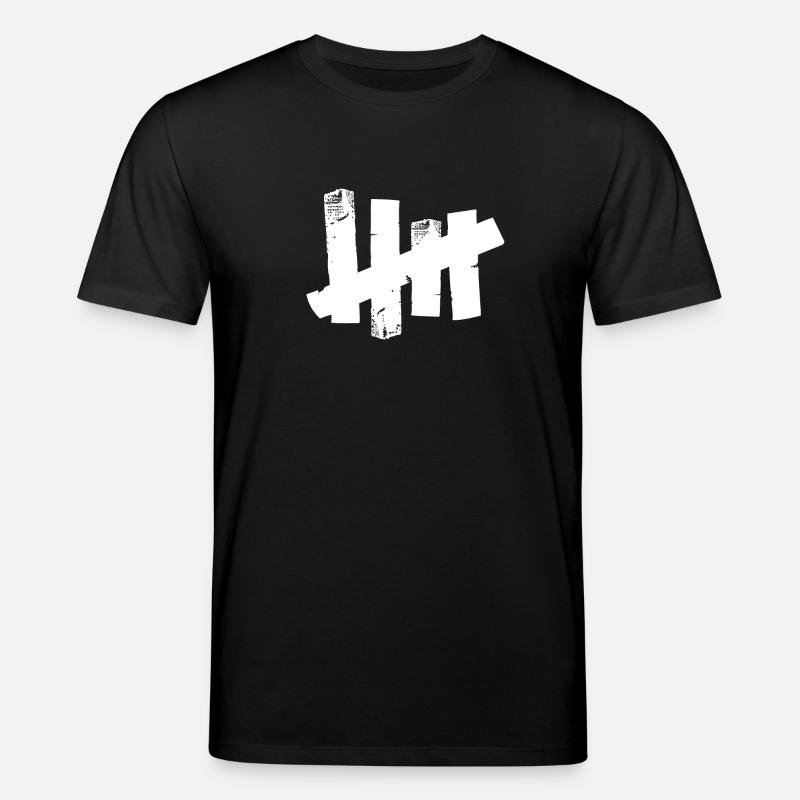 Cinq bandes - bande - bande - T-shirt bio CREATOR Stanley/Stella Unisexe - noir