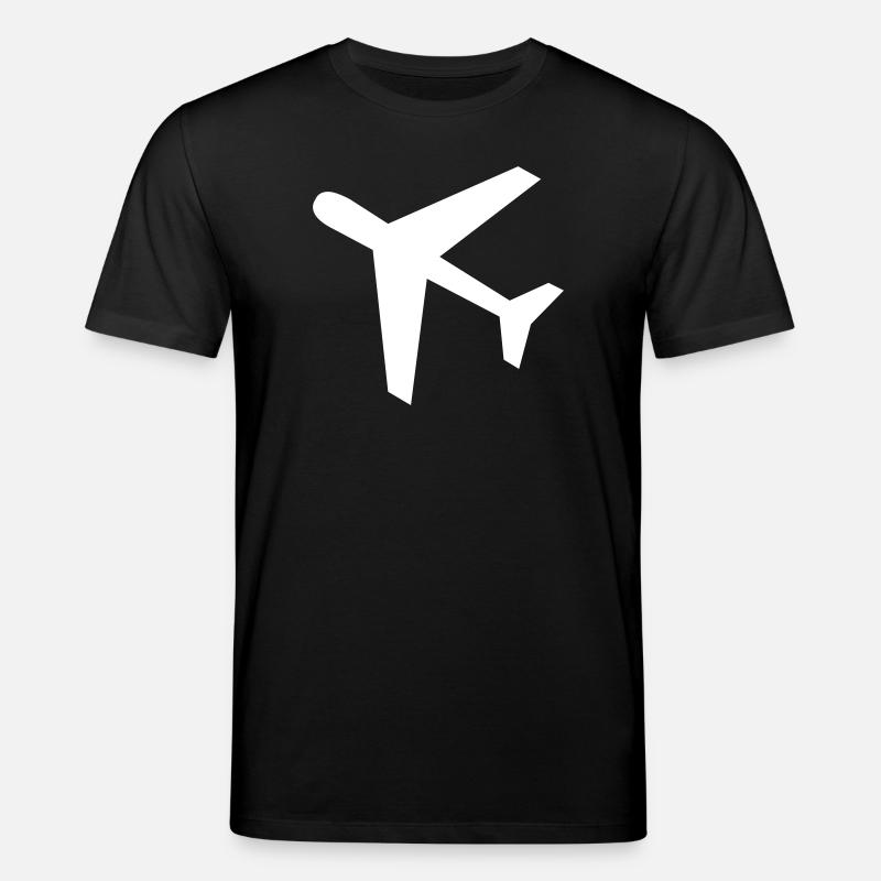 Symbol Flugzeug - Stanley/Stella Unisex Bio-T-Shirt CREATOR  - Schwarz