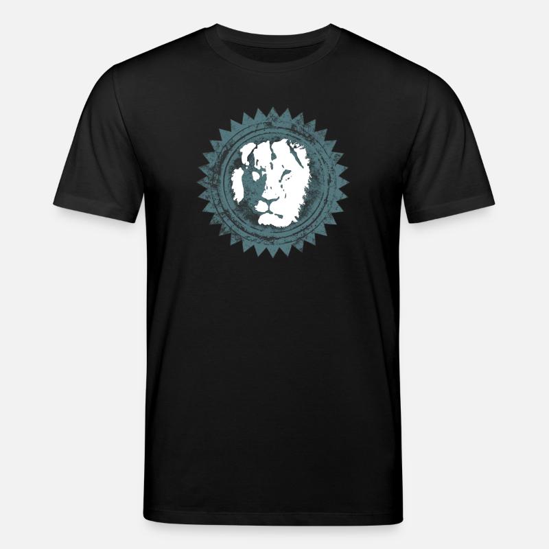 Tête de Lion Reggae Design - T-shirt bio CREATOR Stanley/Stella Unisexe - noir