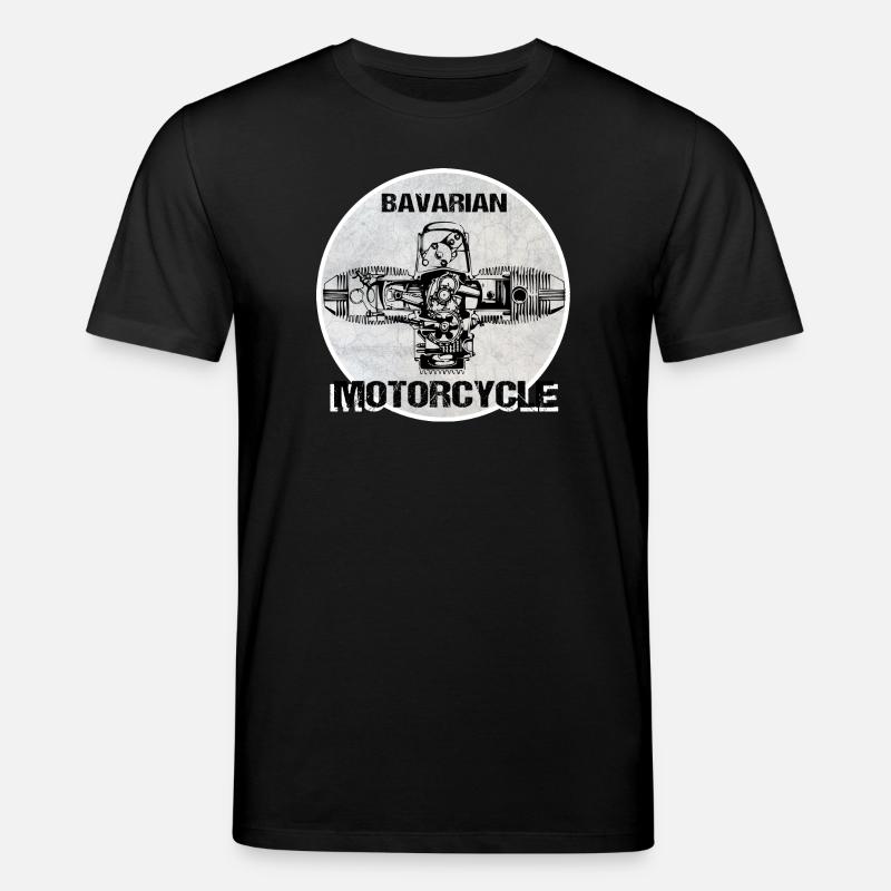 Bavarian Motorcycle boxer engine - Stanley/Stella CREATOR Unisex Organic T-Shirt - black