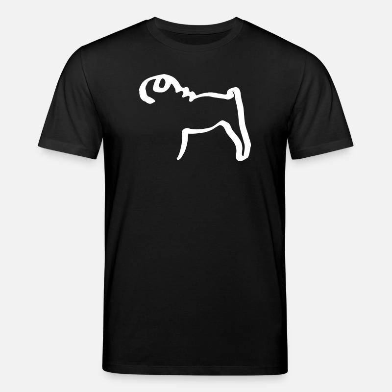 Lignes mops - T-shirt bio CREATOR Stanley/Stella Unisexe - noir