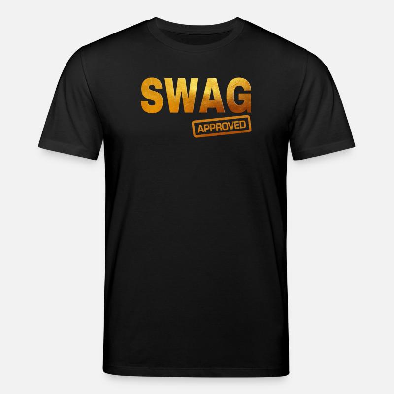 Bold Retro Typography Design - Stanley/Stella CREATOR Unisex Organic T-Shirt - black