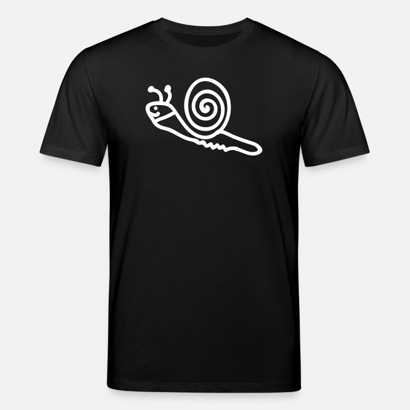 Schnecke - Stanley/Stella Unisex Bio-T-Shirt CREATOR - Schwarz