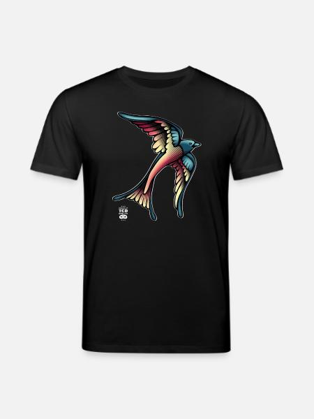 Tattoo Swallow - Stanley/Stella CREATOR Unisex Organic T-Shirt - black