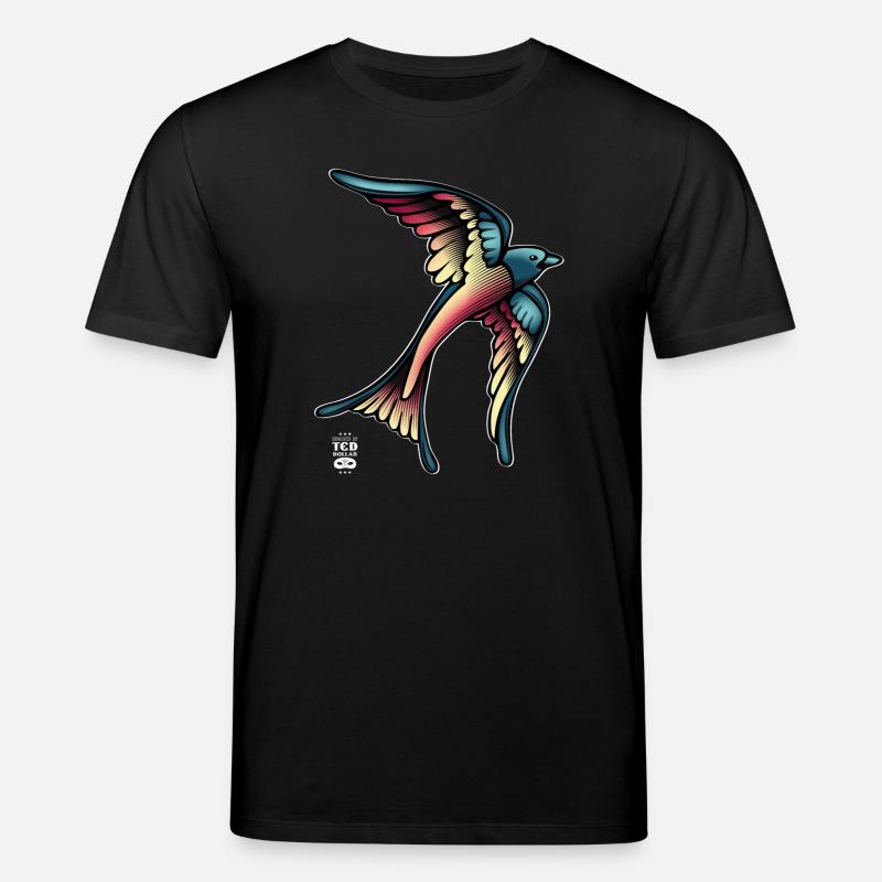 Tattoo Swallow - Stanley/Stella Unisex Bio-T-Shirt CREATOR  - Schwarz