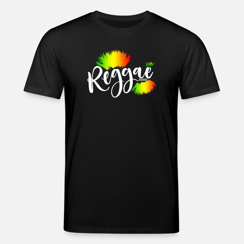 Reggae Rainbow Splash - Stanley/Stella Unisex Bio-T-Shirt CREATOR  - Schwarz