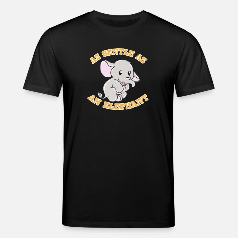 Elefant Geschenkidee - Stanley/Stella Unisex Bio-T-Shirt CREATOR  - Schwarz