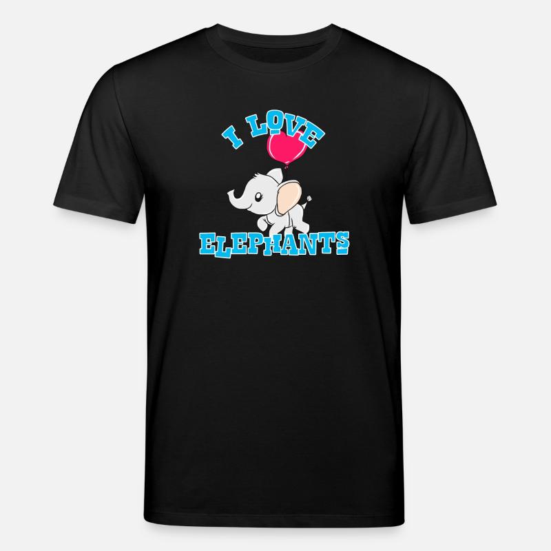 Elefant - Stanley/Stella Unisex Bio-T-Shirt CREATOR  - Schwarz