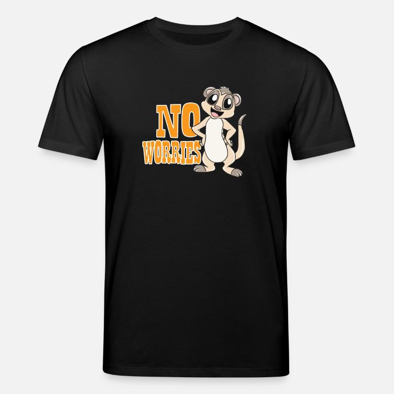 Erdmännchen - Stanley/Stella Unisex Bio-T-Shirt CREATOR  - Schwarz
