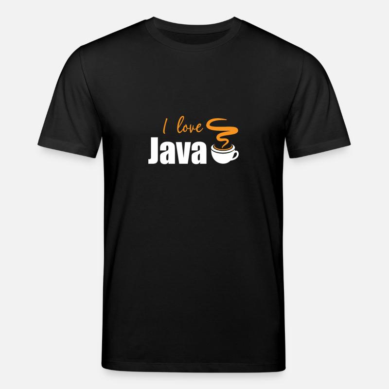 I love Java - Stanley/Stella CREATOR Unisex Organic T-Shirt - black