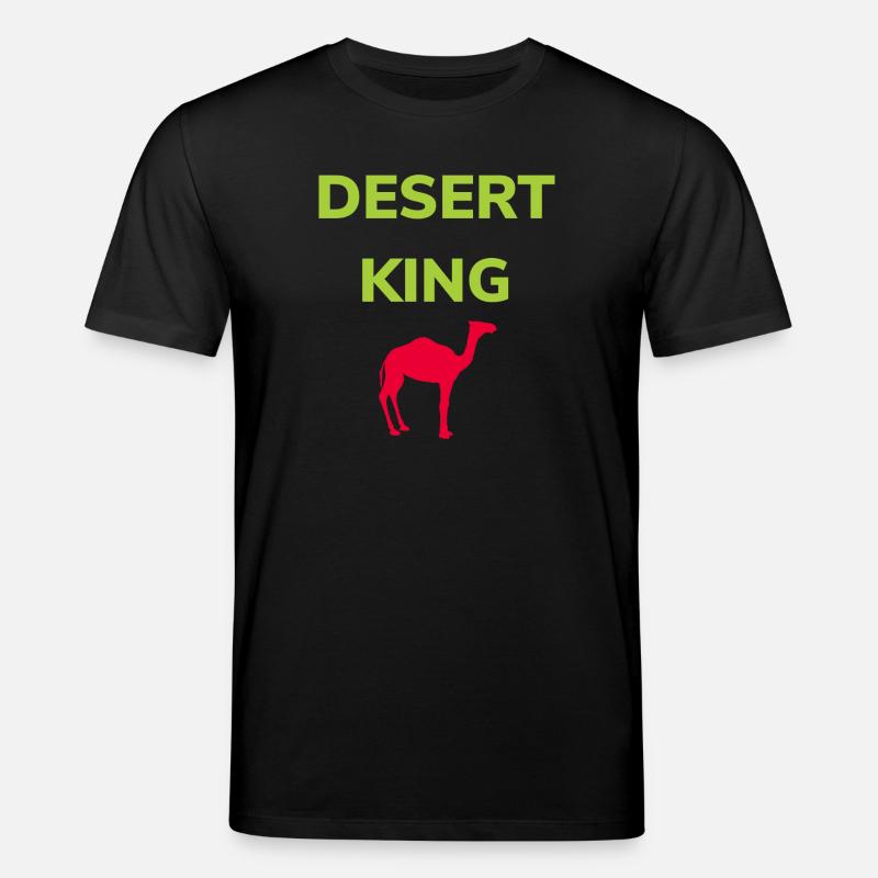 Désert de chameaux Maroc Chameau - T-shirt bio CREATOR Stanley/Stella Unisexe - noir