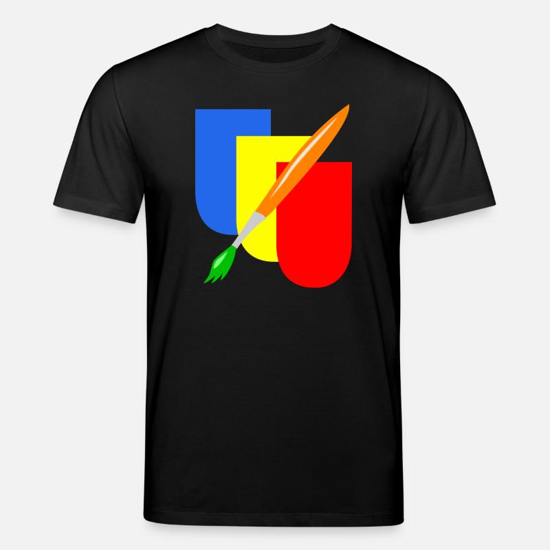 maler wappen handwerk - Stanley/Stella Unisex Bio-T-Shirt CREATOR  - Schwarz