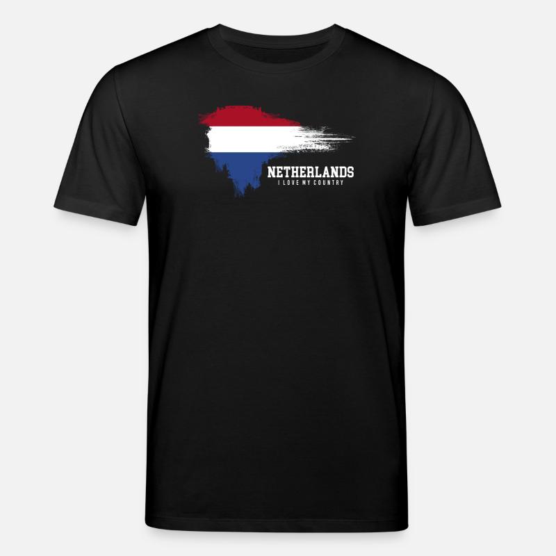 Drapeau de la Pride des Pays-Bas - T-shirt bio CREATOR Stanley/Stella Unisexe - noir